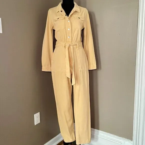 MISSGUIDED Denim Cotton Jumpsuit - Picture 1 of 8